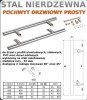 Pochwyt dwustr inox nierdzewny 450/650 90st